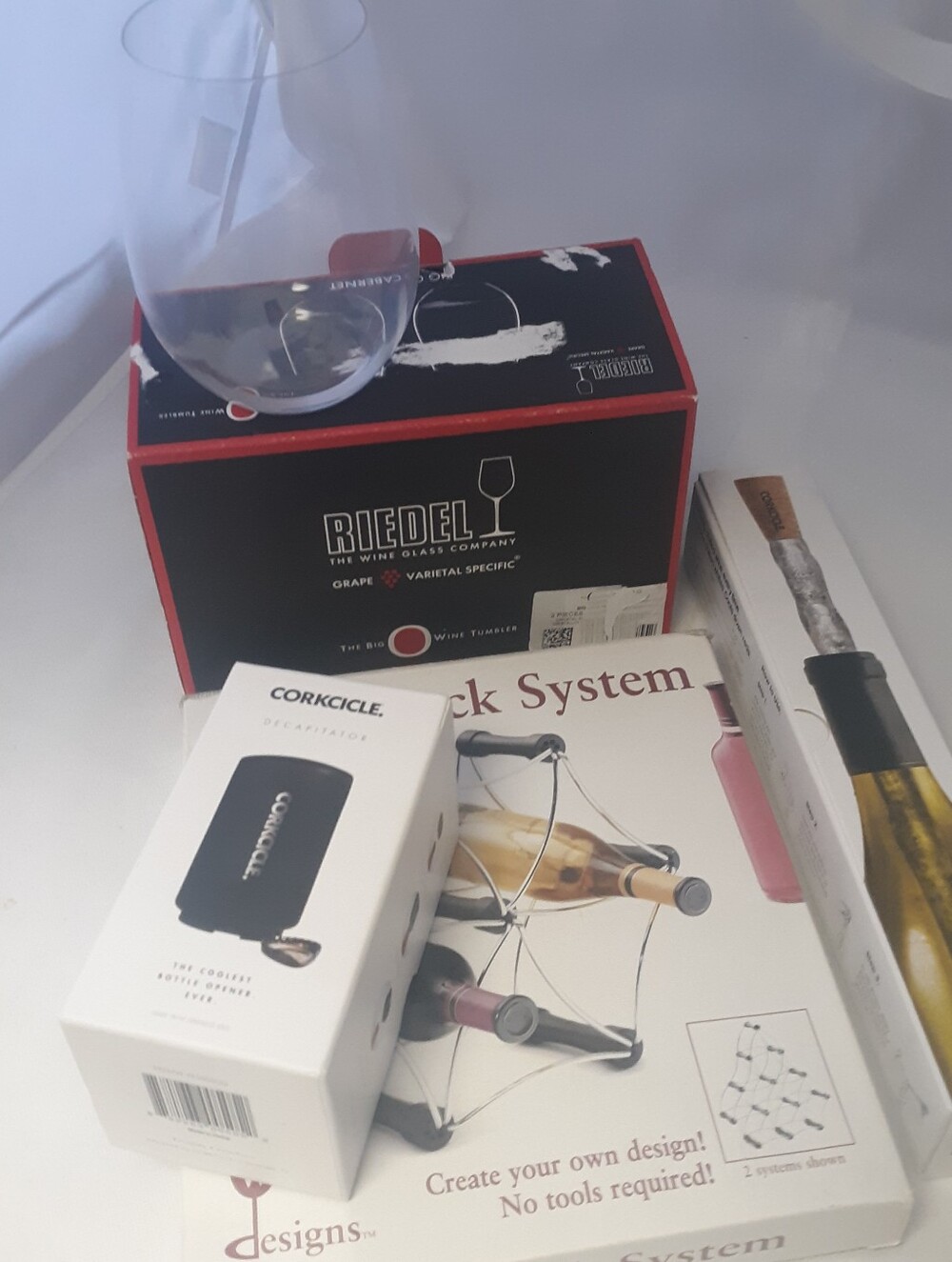 New Williams Sonoma Wine Enthusiasts Lot Riedel Wine